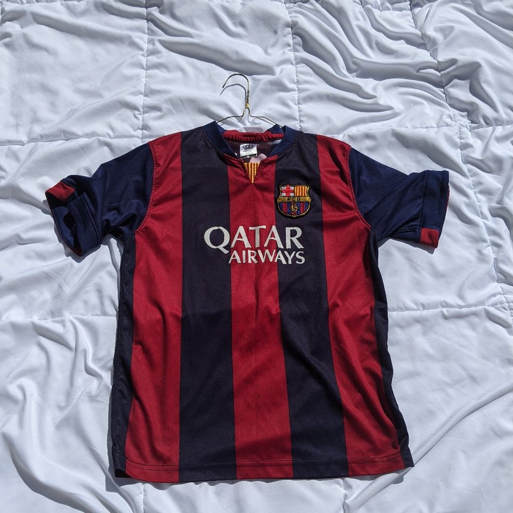 Messi Soccer Shirt - YL - Barcelona